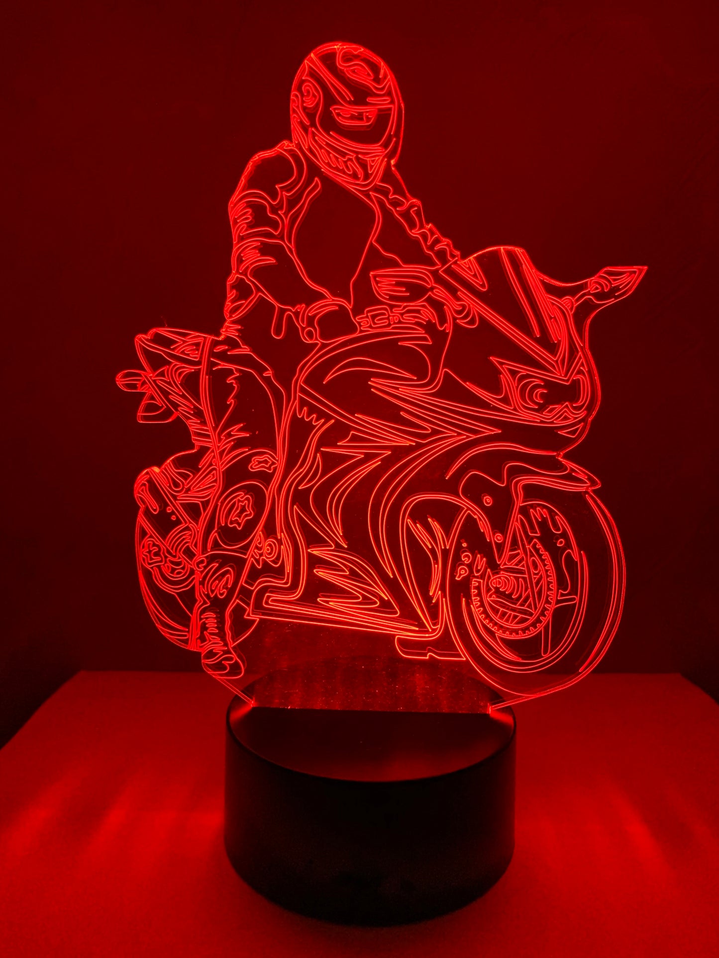 Lampe 3D DEL Moto Sport