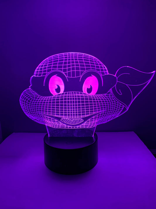 Lampe 3D DEL Ninja Turtles (Tortues Ninja)