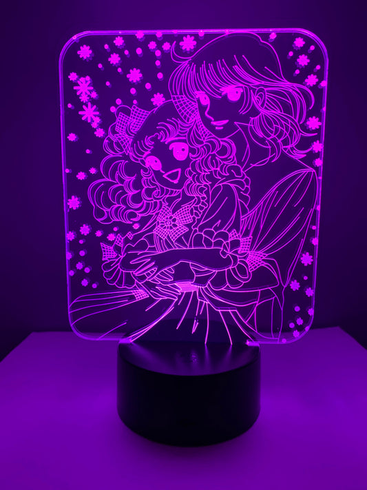 Lampe 3D DEL Candy et son prince