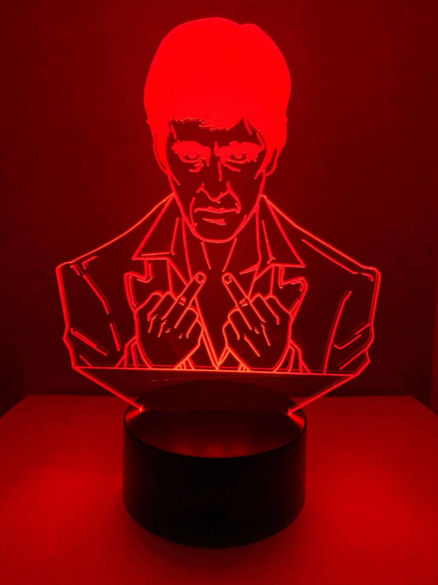 Lampe 3D DEL Scarface Al Pacino