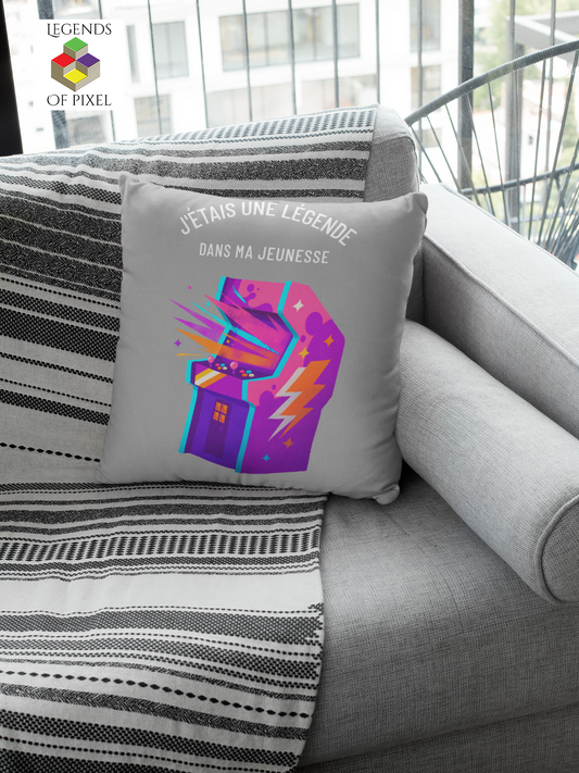 Housse de coussin J’étais une légende dans ma jeunesse