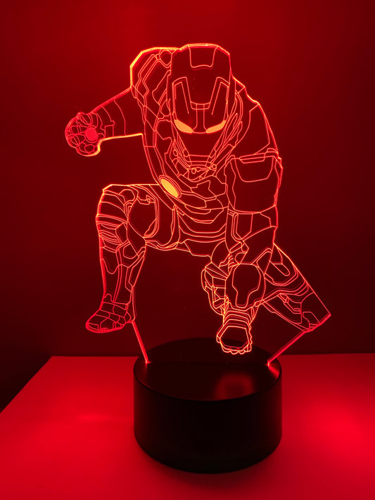 Lampe 3D DEL Iron Man