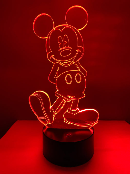 Lampe 3D DEL Mickey Mouse
