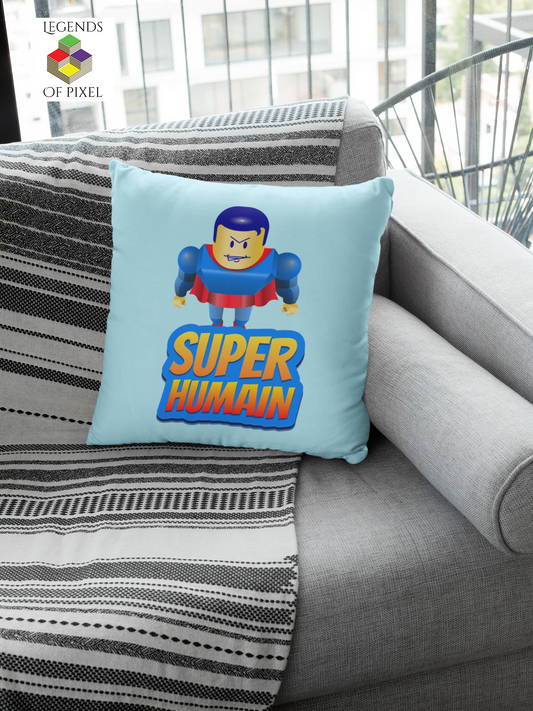 Housse de coussin Super Humain