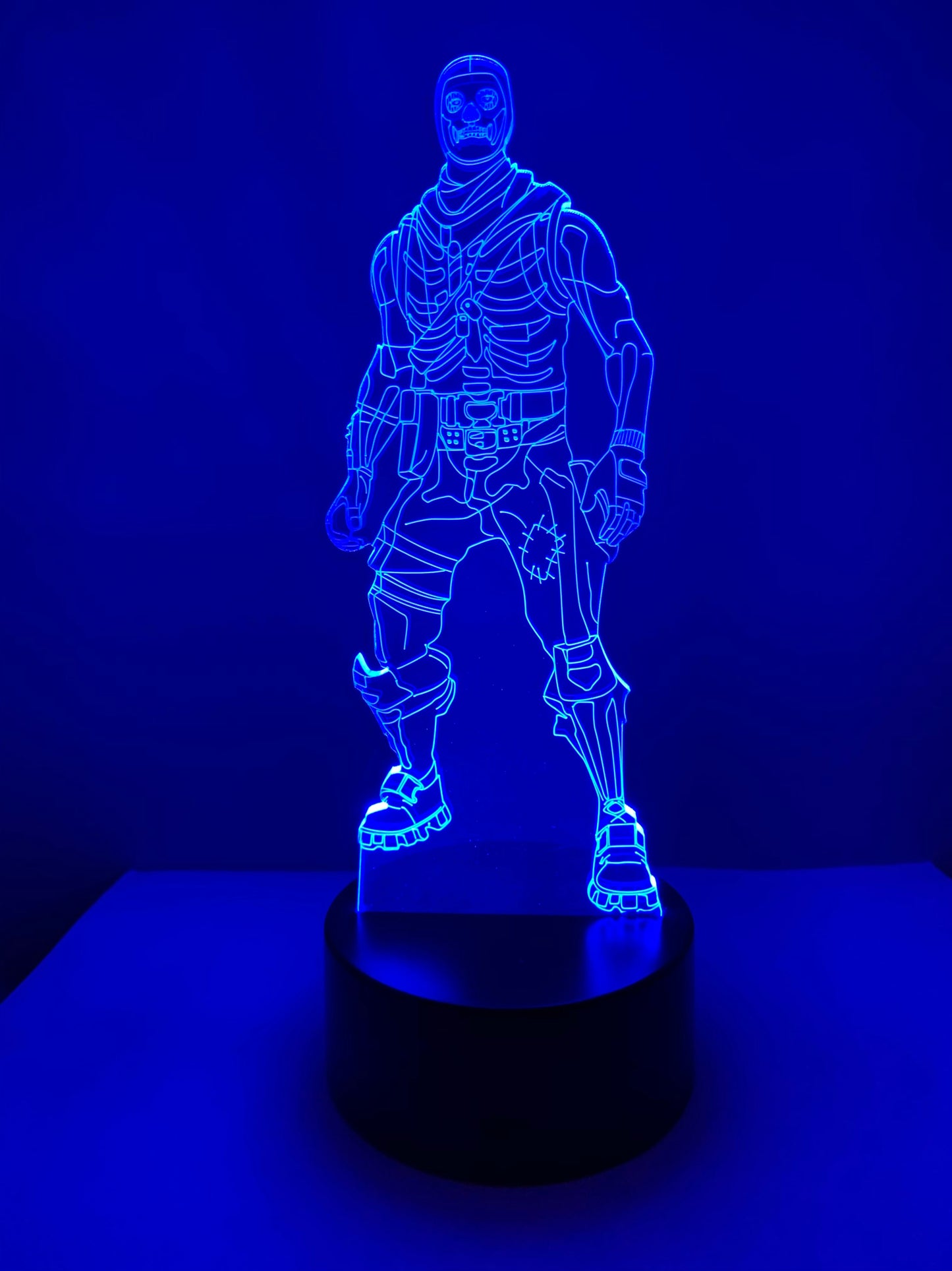 Lampe 3D DEL Fortnite Soldat Squelette