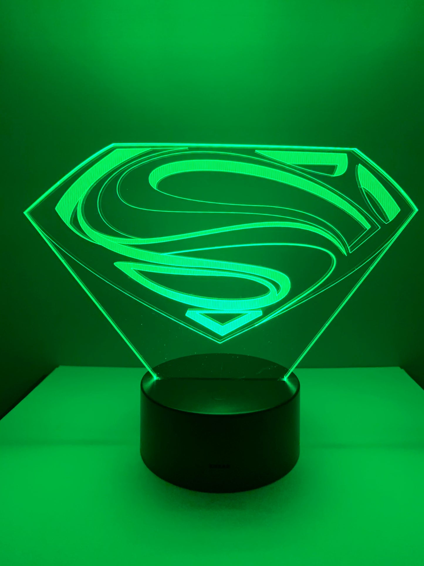 Lampe 3D DEL Logo Superman