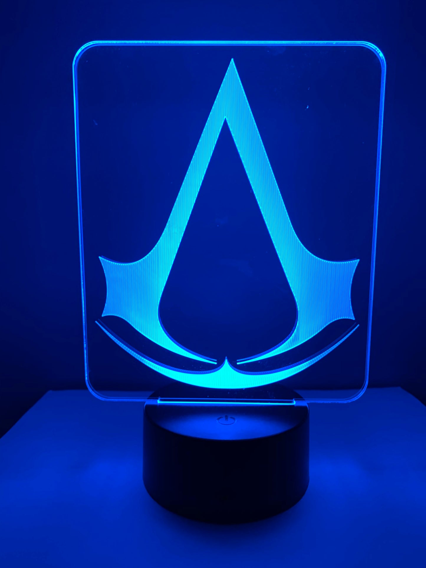 Lampe 3D DEL Logo Assassin Creed
