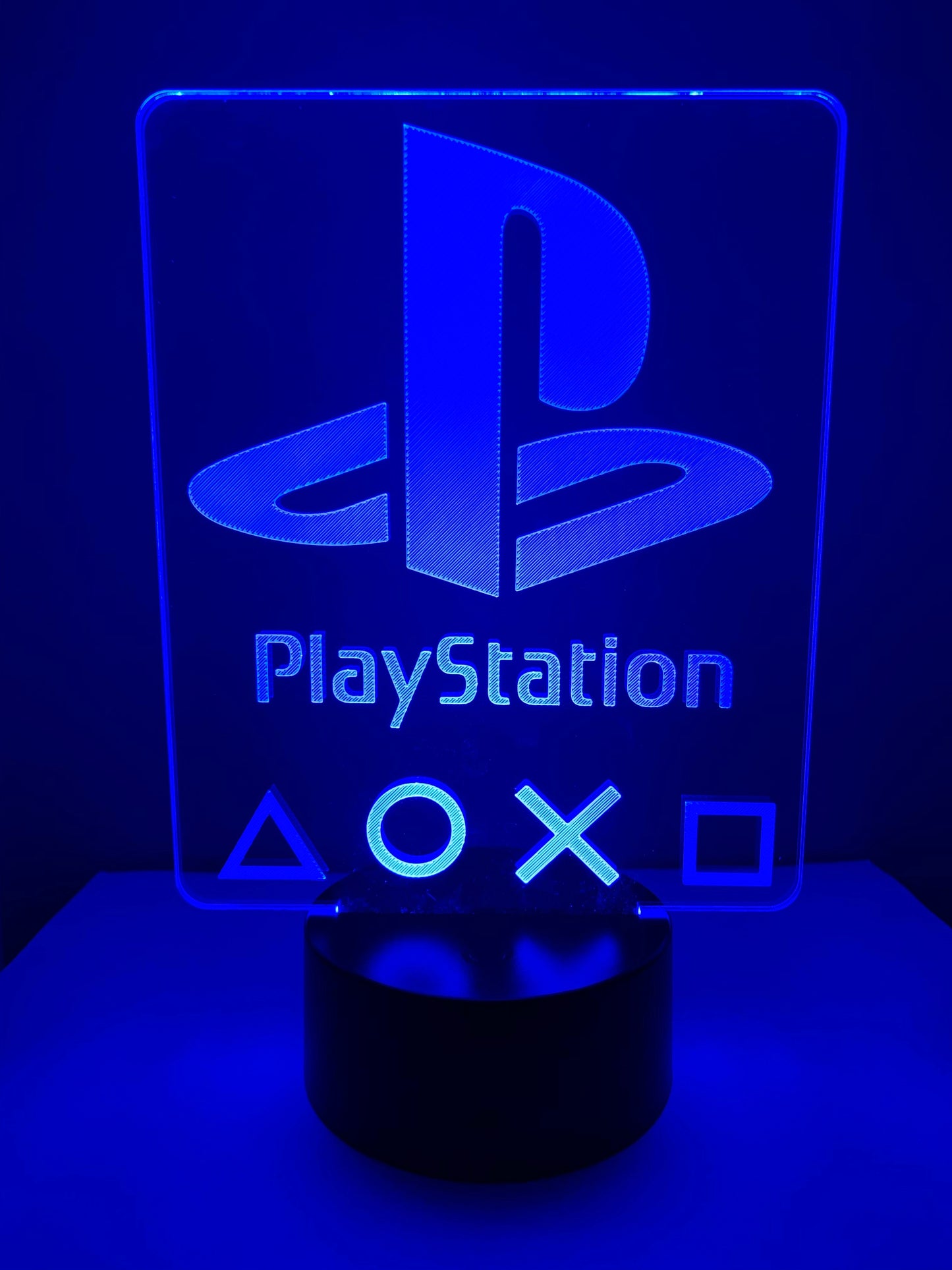 Lampe 3D DEL Logo Playstation