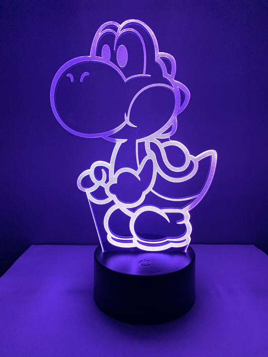 Lampe 3D DEL Yoshi Rétro (Super Mario)