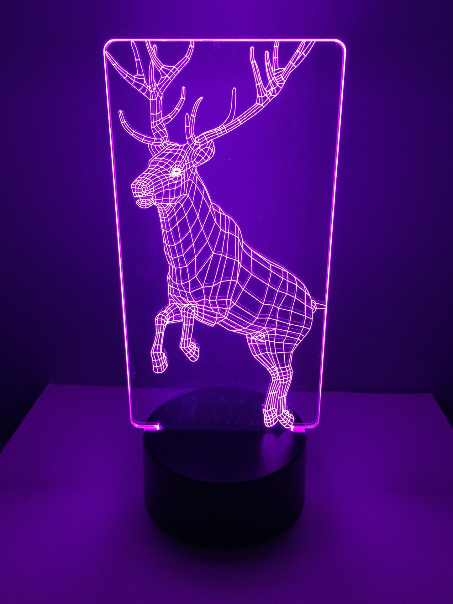 Lampe 3D DEL Chevreuil