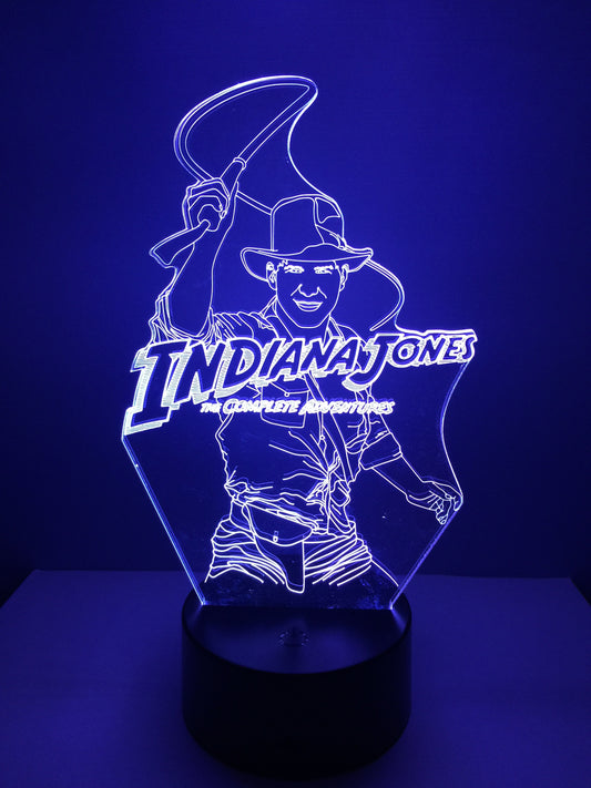 Lampe 3D DEL Indiana Jones