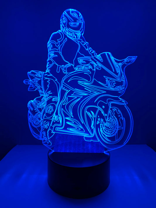 Lampe 3D DEL Moto Sport