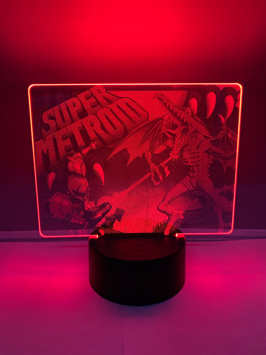 Lampe DEL Photo Réaliste Super Metroid