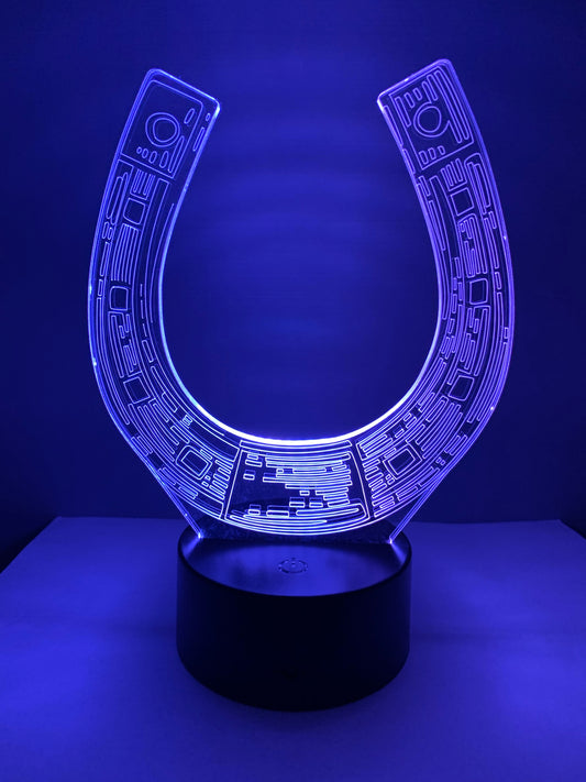 Lampe 3D DEL Fer à Cheval