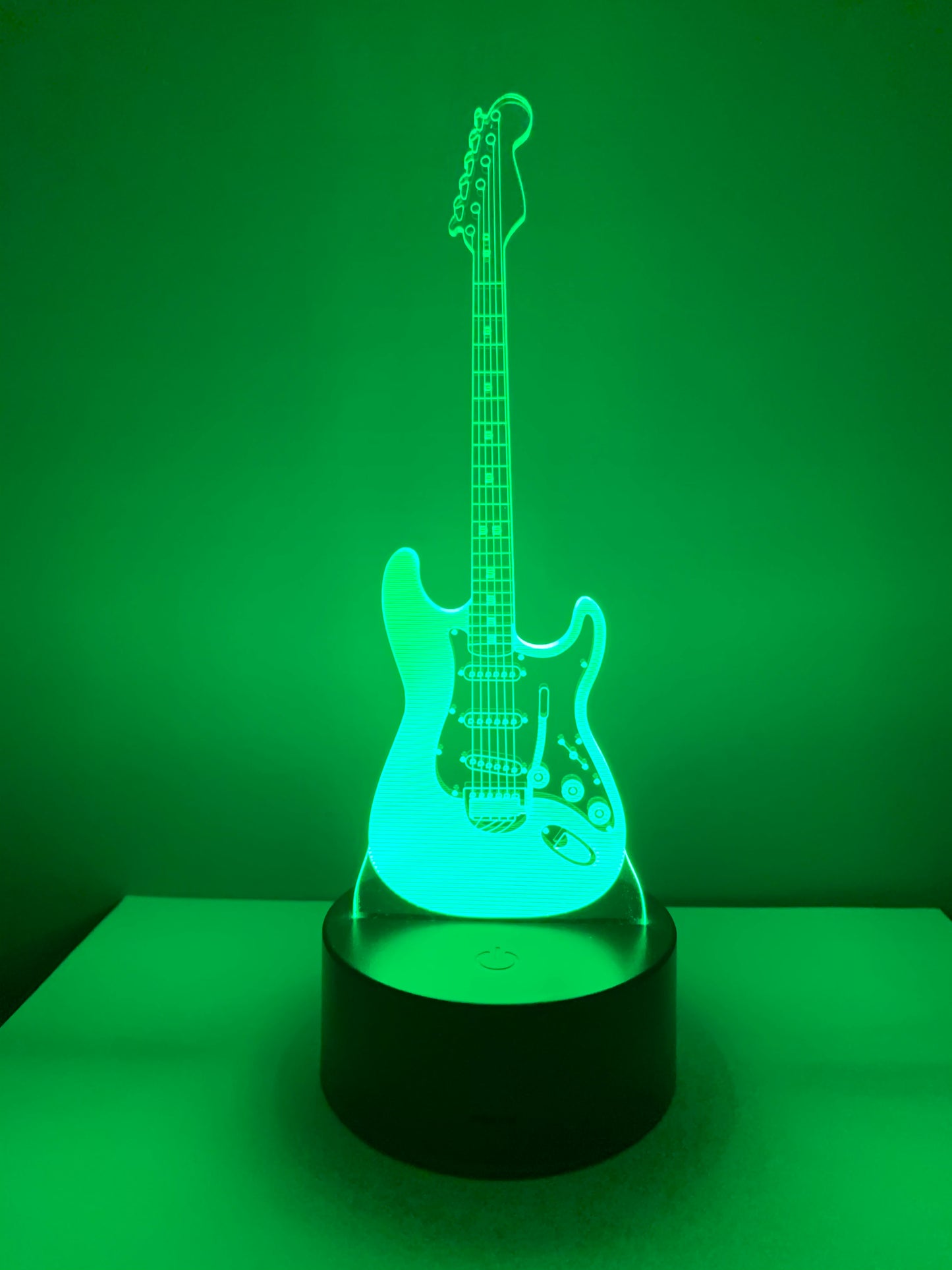 Lampe 3D DEL Guitare électrique (Musique)