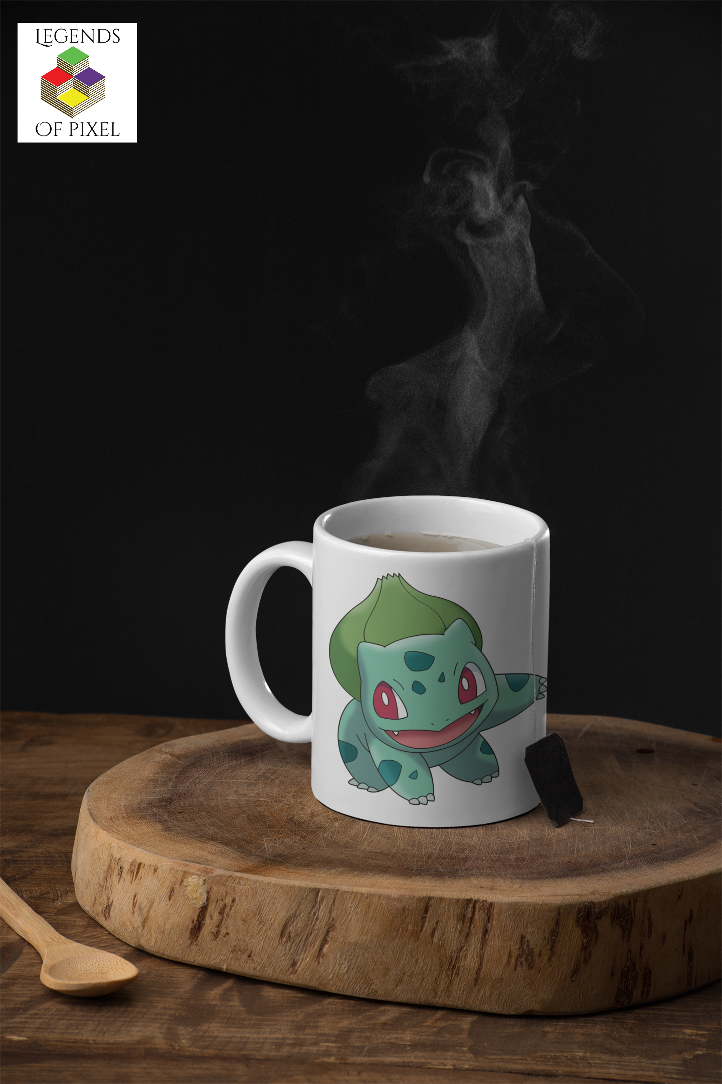 Autocollant pour tasse Bulbasaur Pokemon