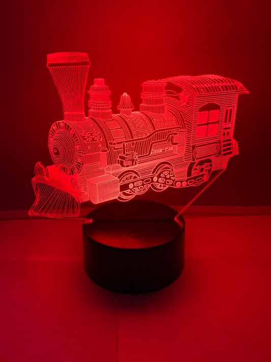 Lampe 3D DEL Train