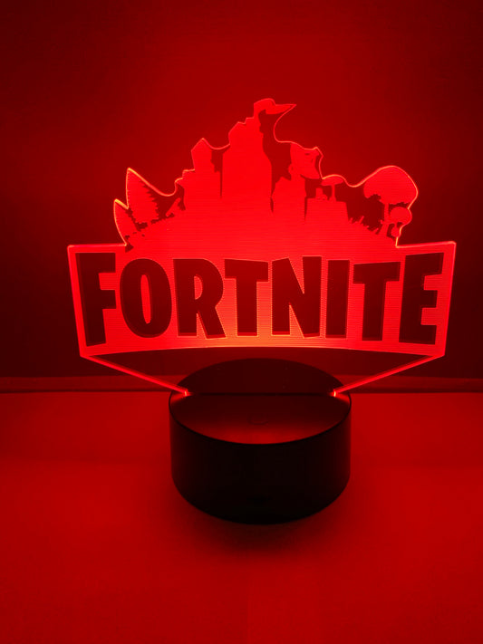 Lampe 3D DEL Logo Fortnite
