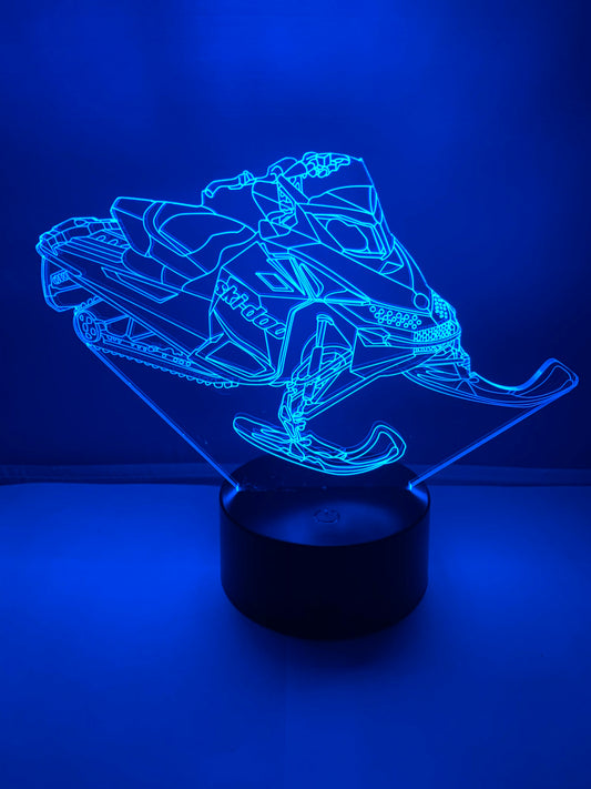 Lampe 3D DEL Motoneige Ski Doo