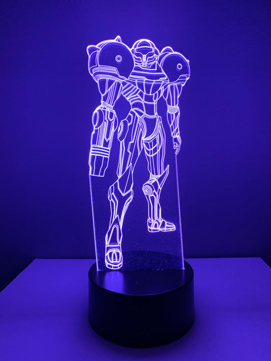 Lampe 3D DEL Samus Aran Metroid