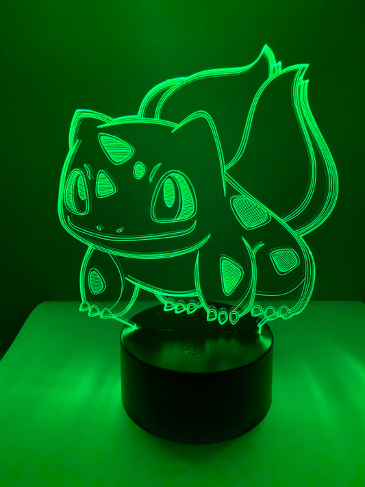Lampe 3D DEL Pokémon Bulbasaur