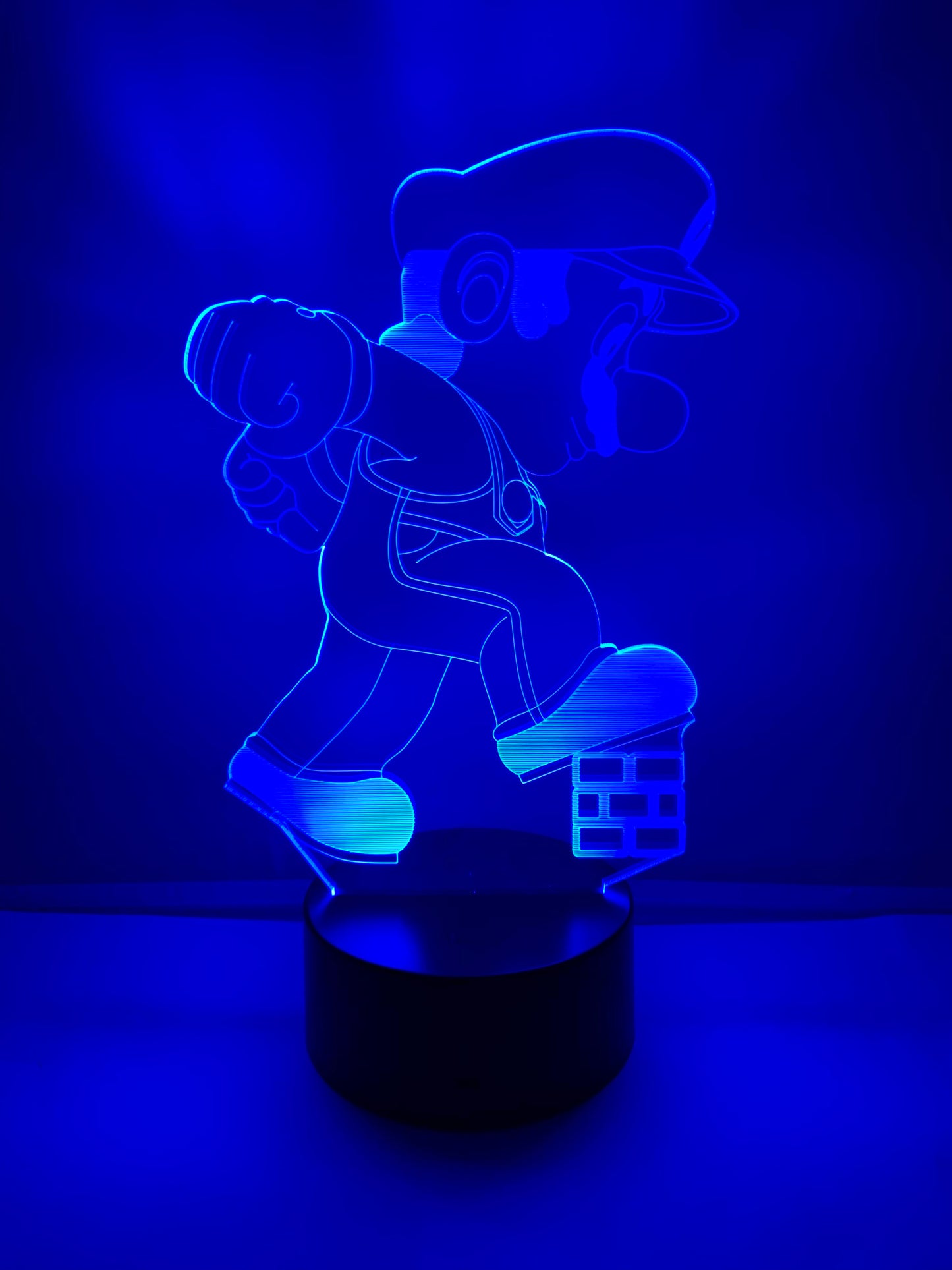 Lampe 3D DEL Super Mario géant