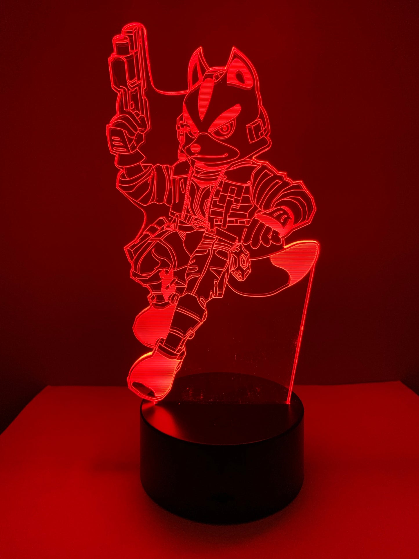 Lampe 3D DEL Fox Mccloud Star Fox (Starfox)