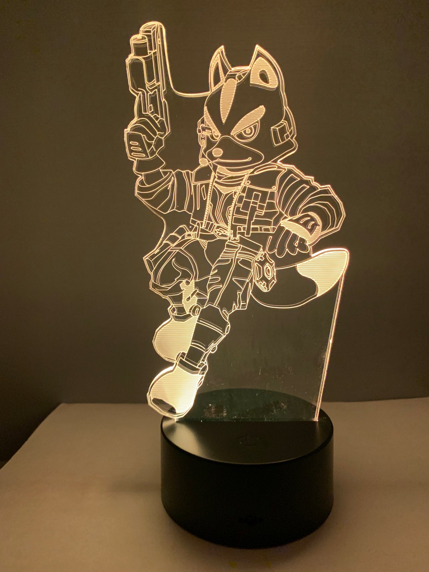 Lampe 3D DEL Fox Mccloud Star Fox (Starfox)