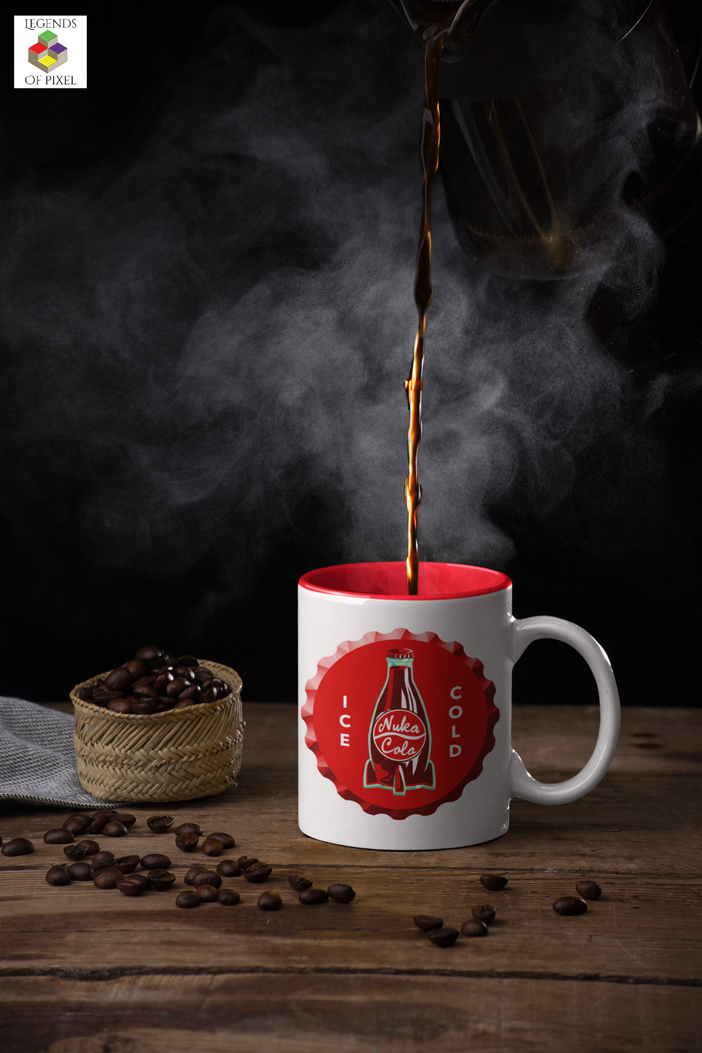 Autocollant pour tasse Nuka Cola