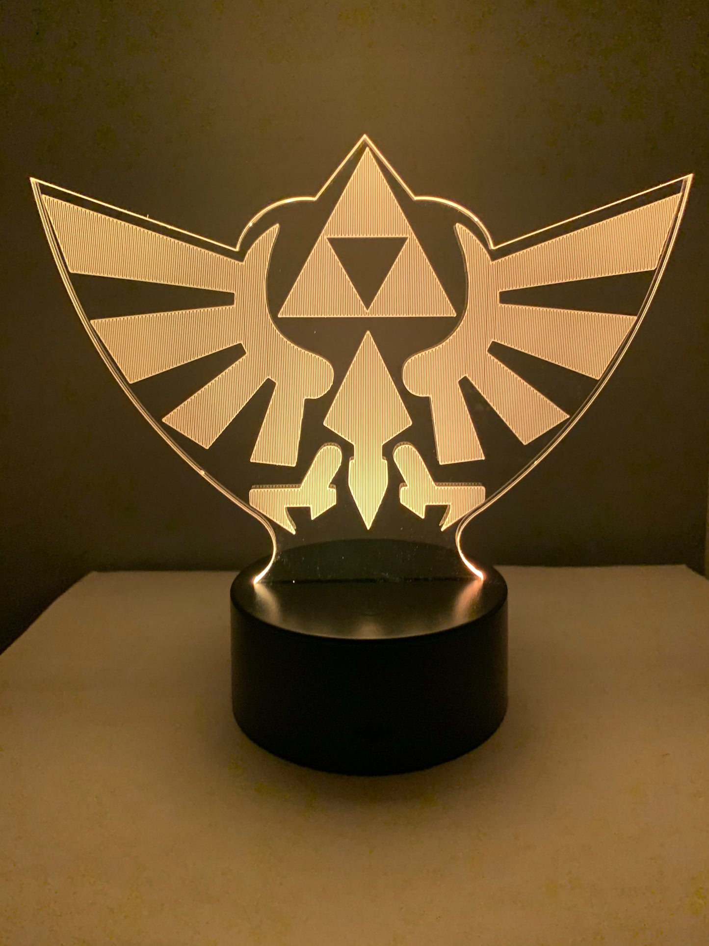 Lampe 3D DEL The Legend Of Zelda (Hylian Crest)