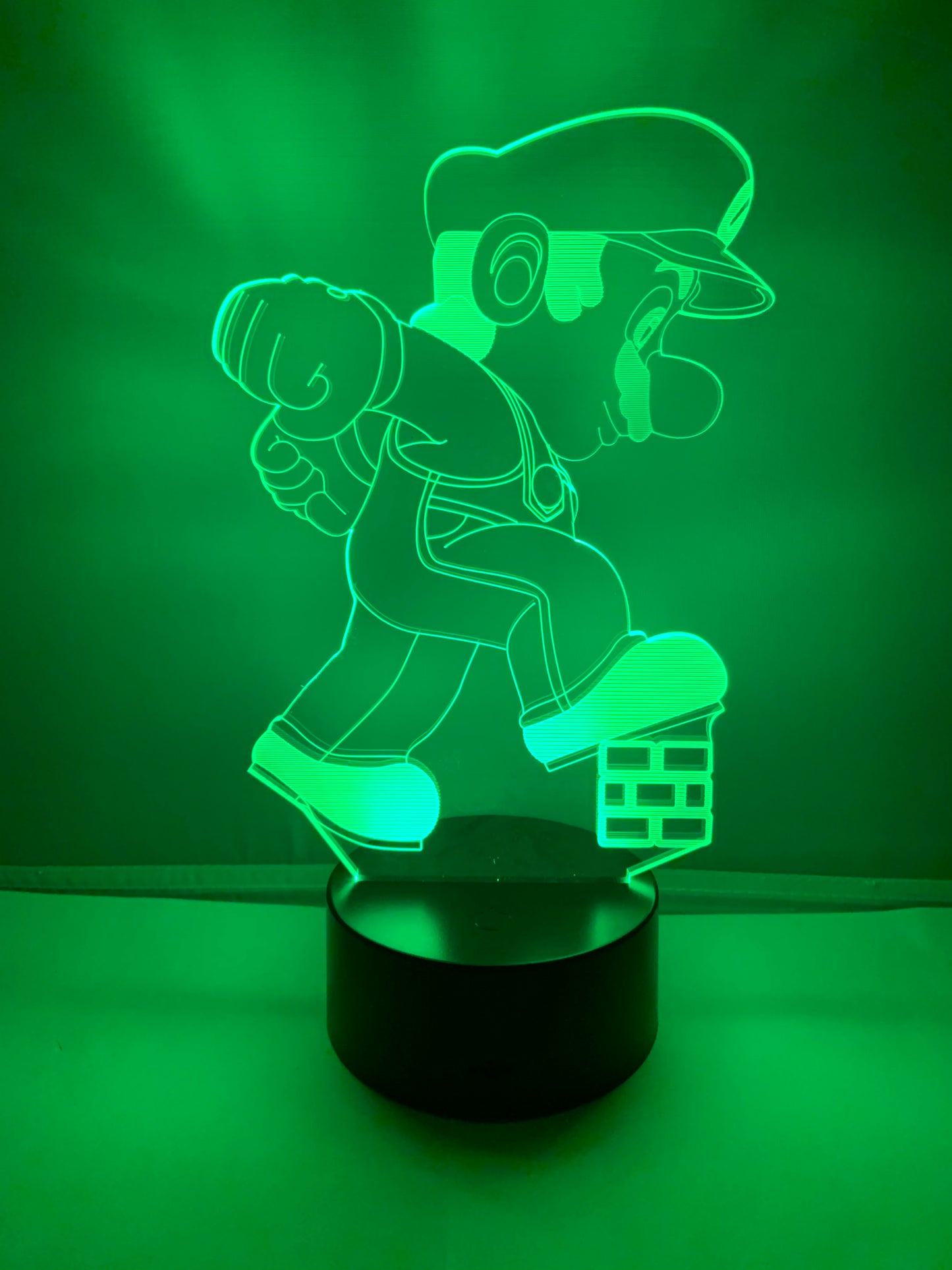 Lampe 3D DEL Super Mario géant