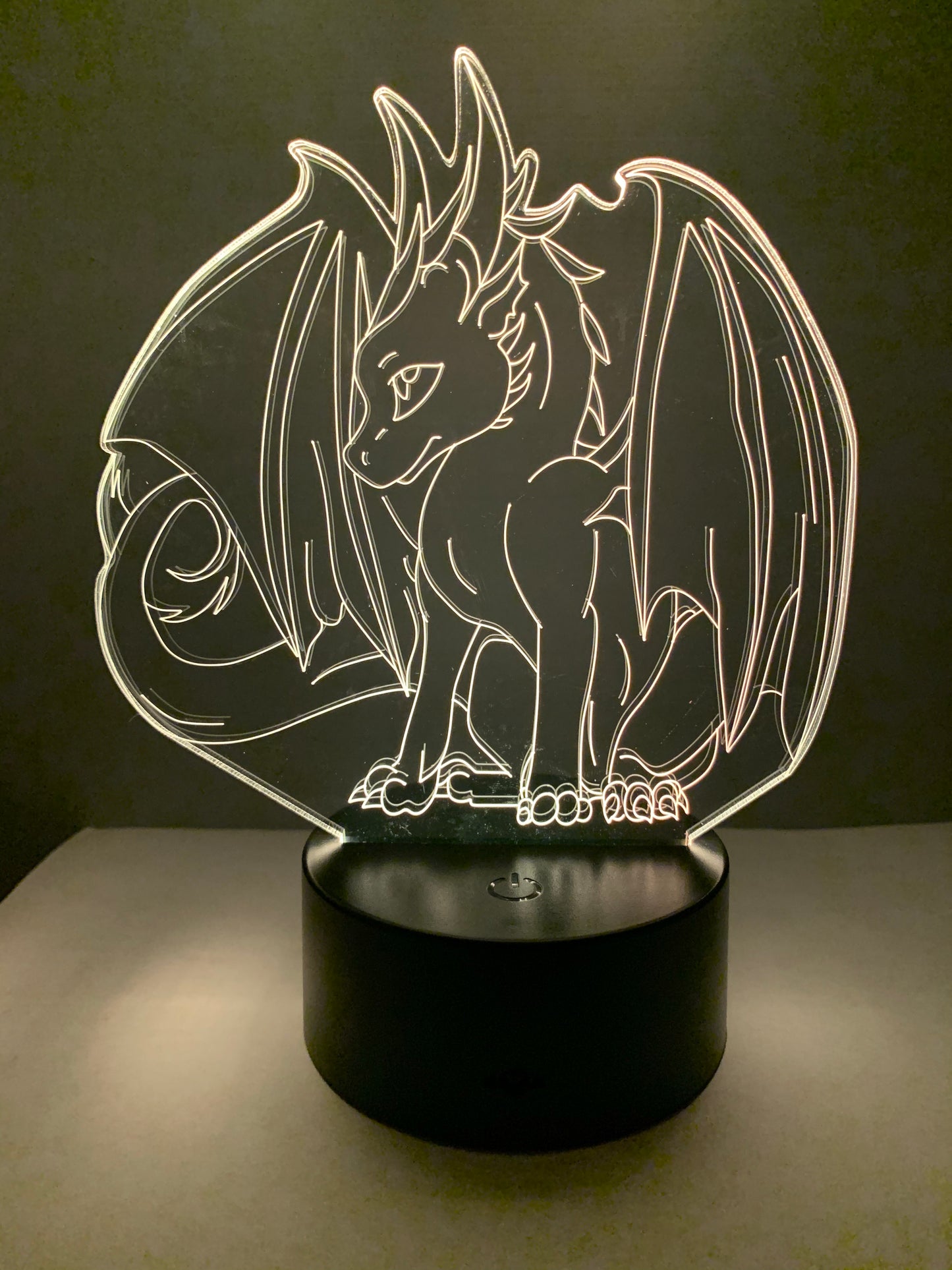 Lampe 3D DEL Joli Dragon