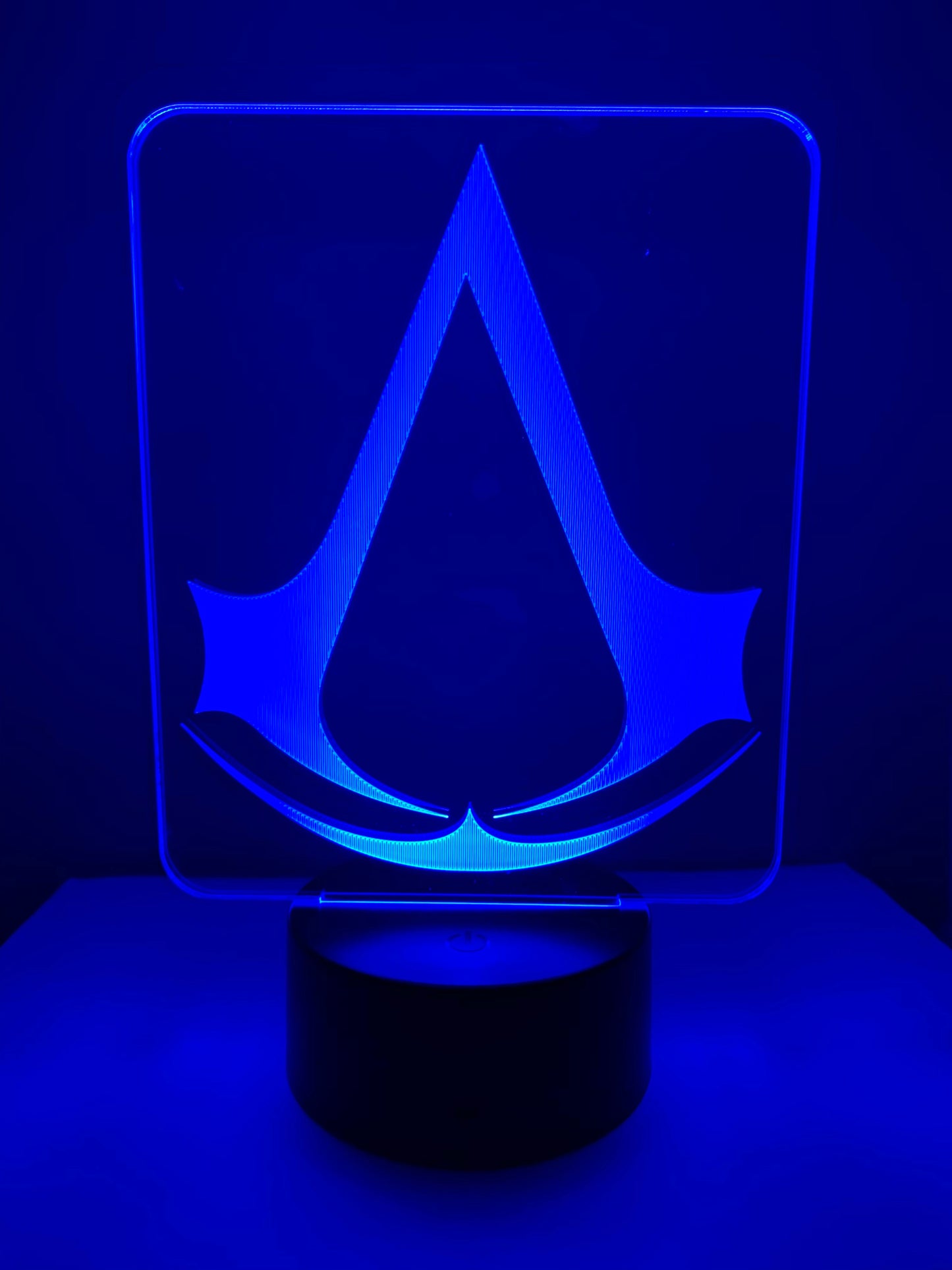 Lampe 3D DEL Logo Assassin Creed