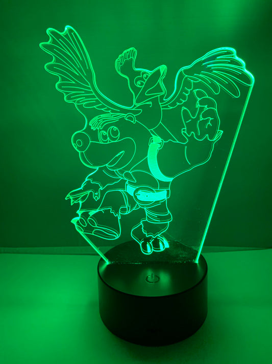 Lampe 3D DEL Banjo Kazooie