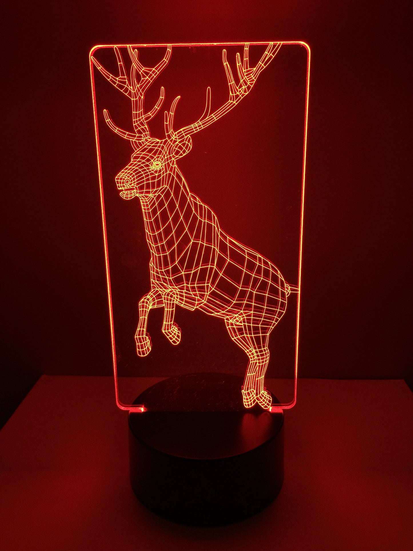 Lampe 3D DEL Chevreuil