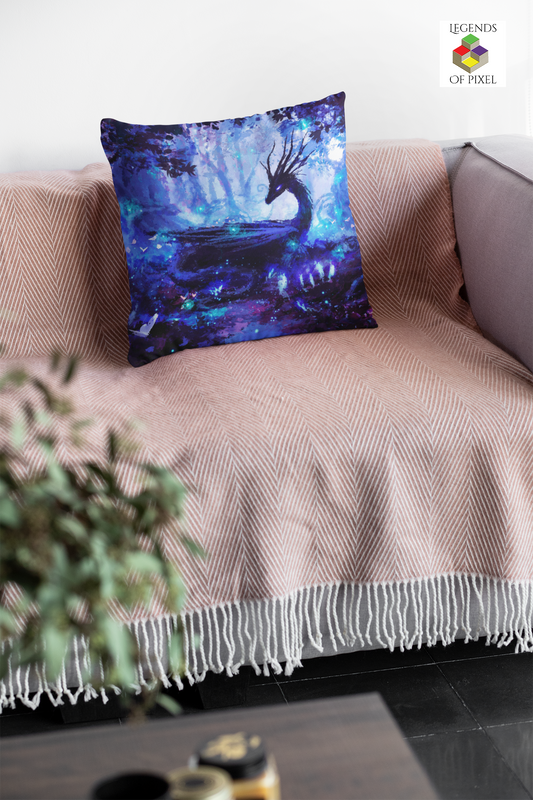 Housse de coussin Dragon enchanté🧚‍♀️