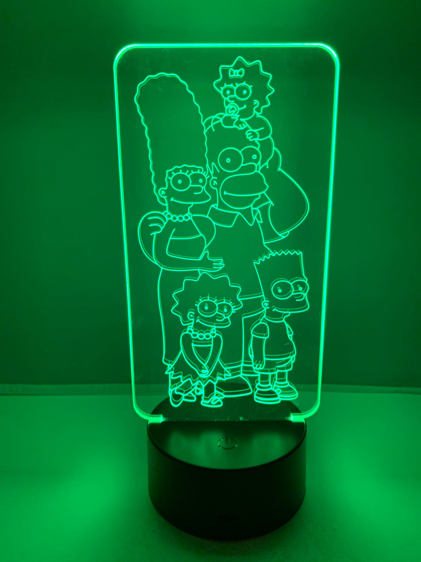 Lampe 3D DEL Les Simpsons