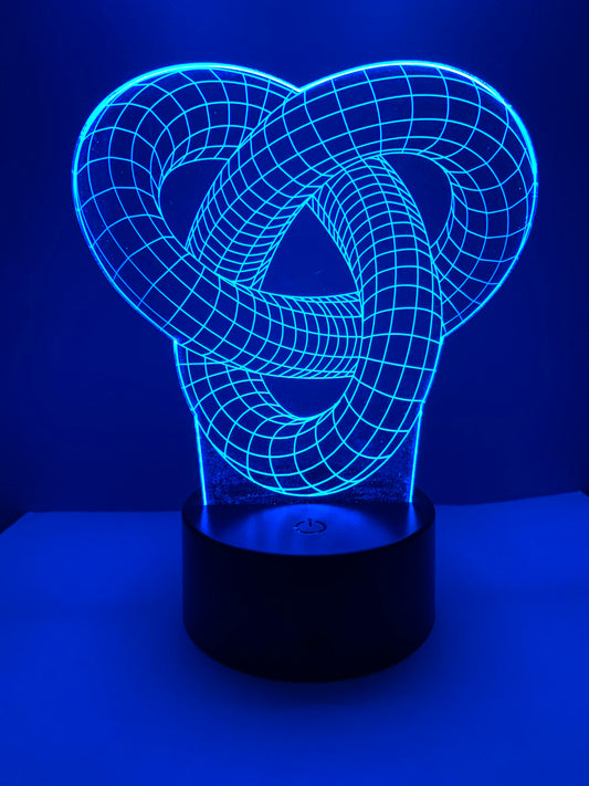 Lampe 3D DEL Abstrait 3D
