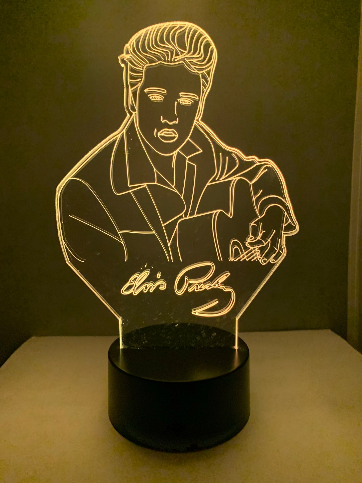 Lampe 3D DEL Elvis Presley
