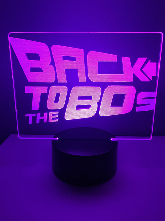 Lampe 3D DEL Back to the 80’s