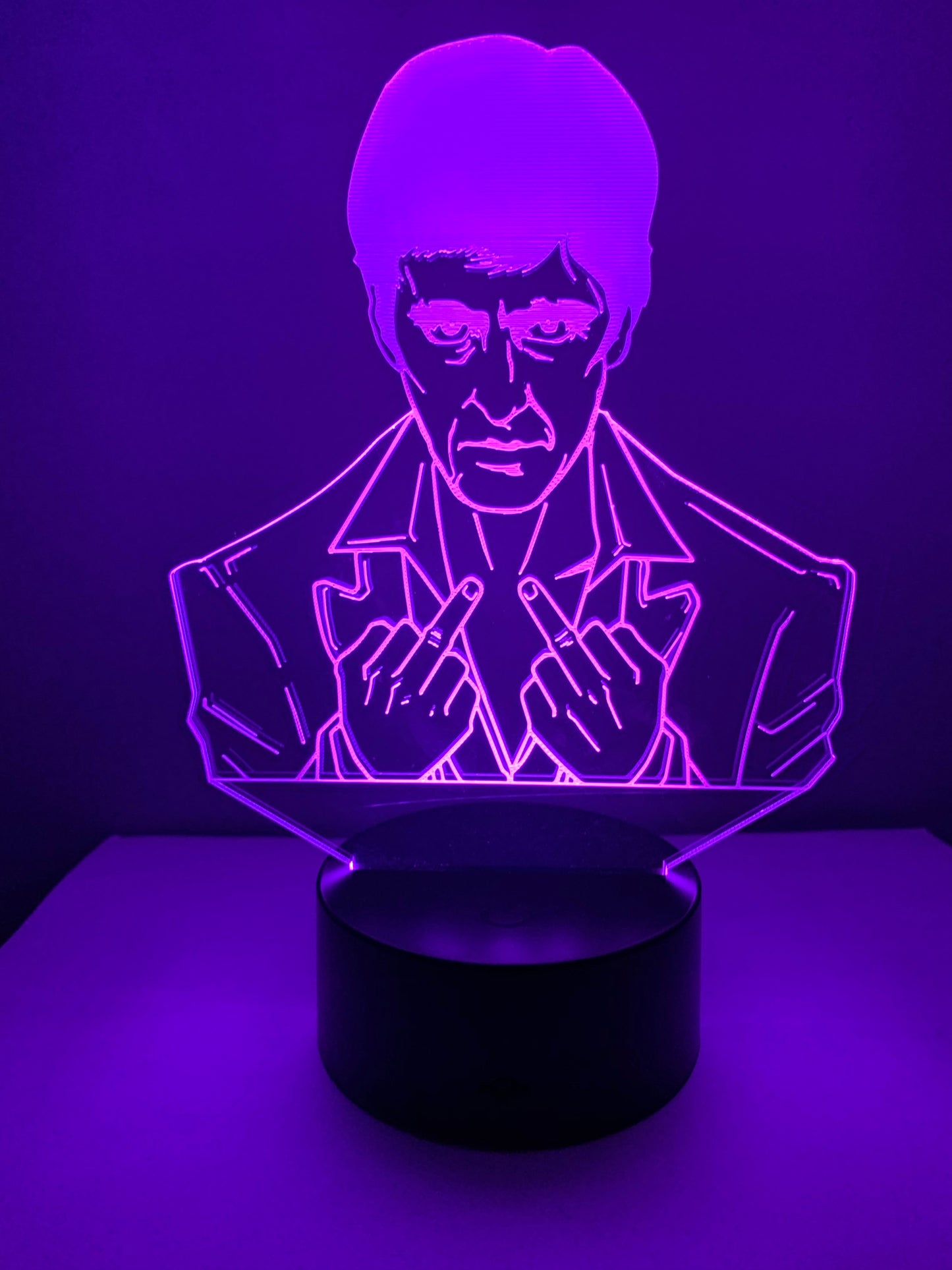 Lampe 3D DEL Scarface Al Pacino