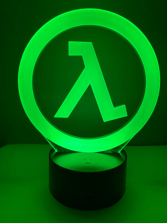 Lampe 3D DEL Half-Life