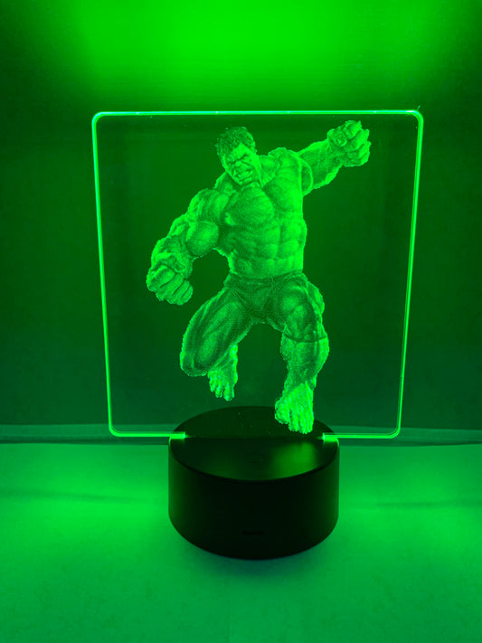 Lampe DEL Photo Réaliste Hulk