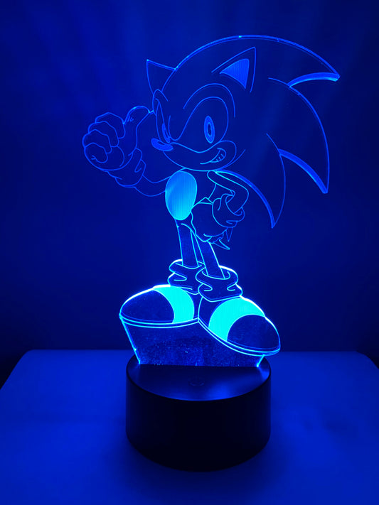 Lampe 3D DEL Sonic The Hedgehog