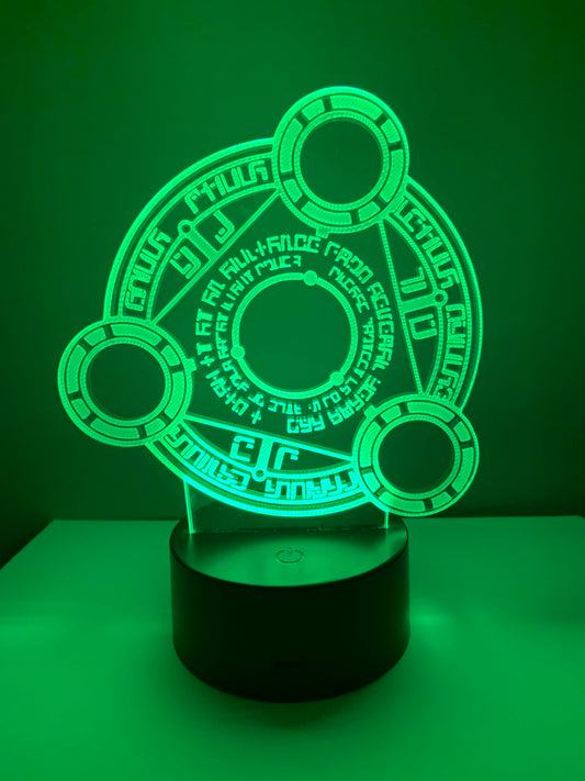 Lampe 3D DEL Phantasy Star Online (PSO)