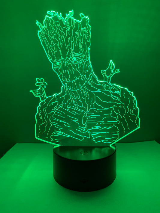 Lampe 3D DEL Groot - Les Gardiens de la galaxie