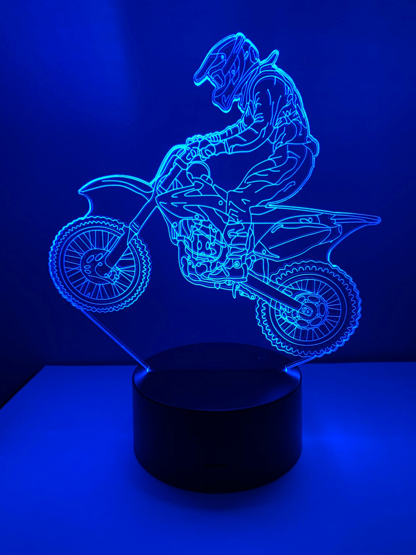 Lampe 3D DEL Motocross (Moto)
