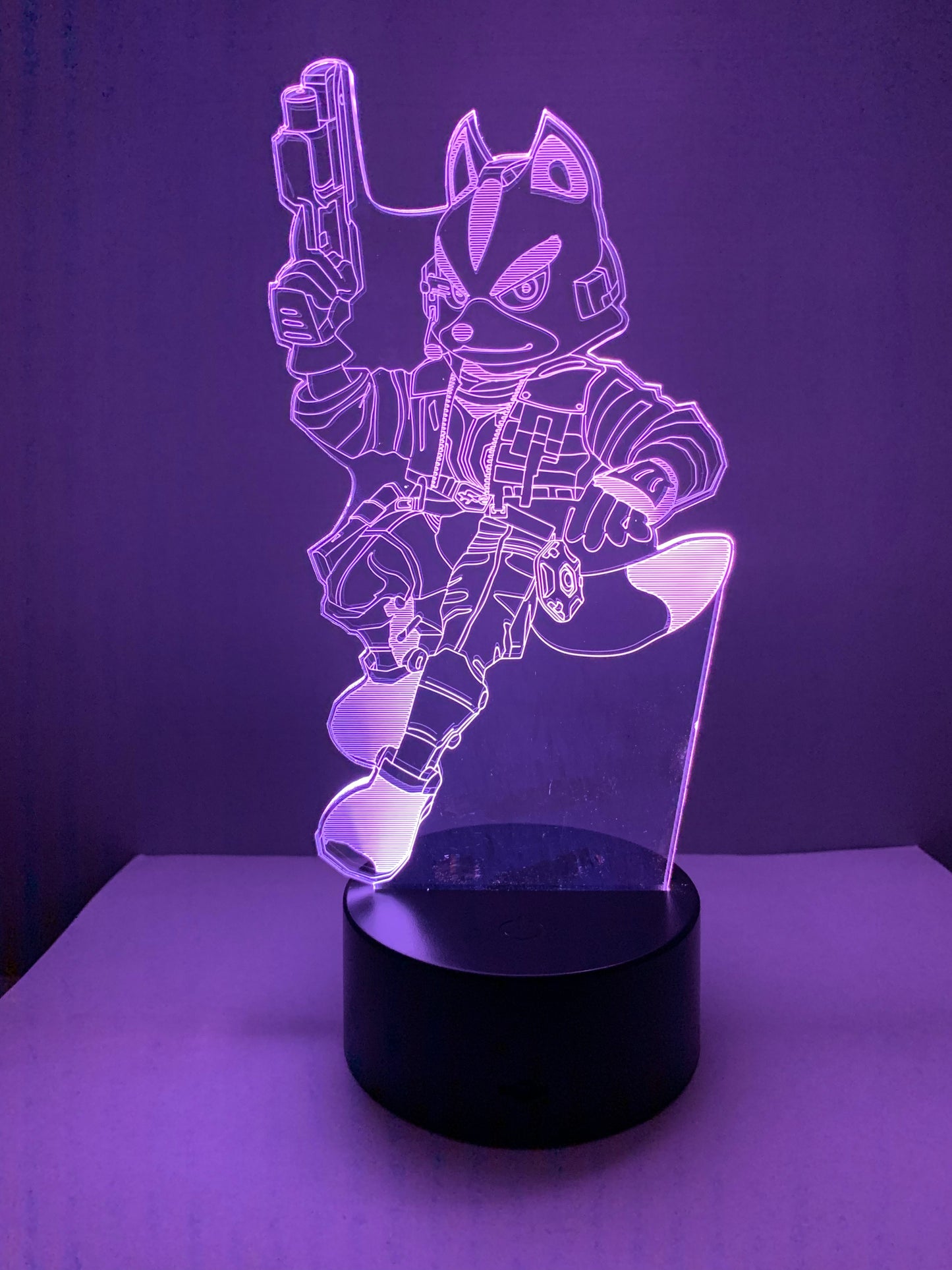 Lampe 3D DEL Fox Mccloud Star Fox (Starfox)