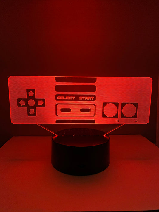 Lampe 3D DEL Manette