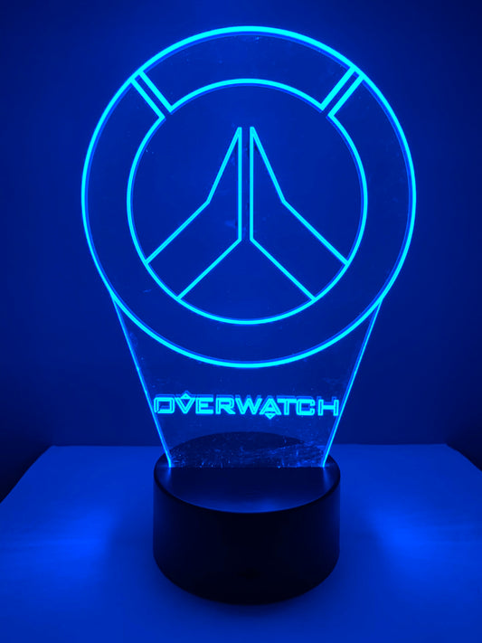 Lampe 3D DEL Overwatch